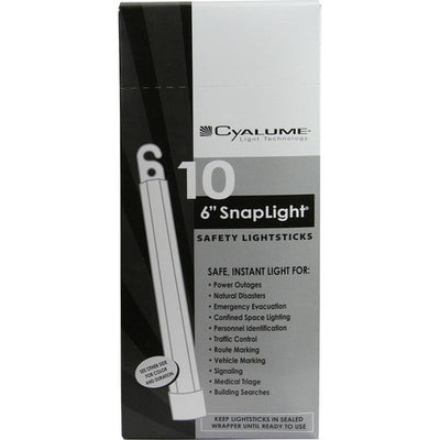 Cyalume 6" Light Sticks, packaging 