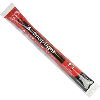 Cyalume 6" Light Sticks, red in packaging