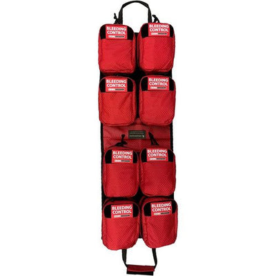clamshell IFAK 8-pack holder open