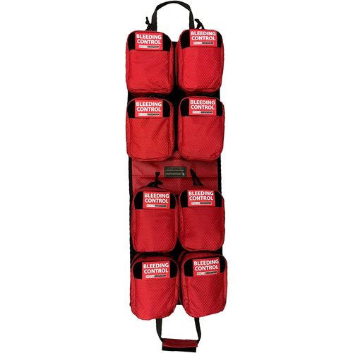 Bleeding Control Station 8-pack IFAK holder open position by rescue essentials
