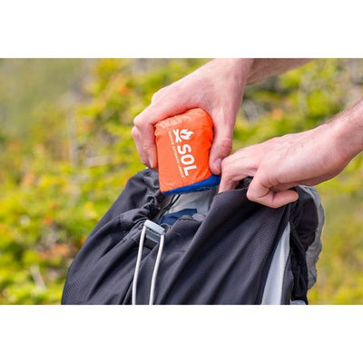 Heatsheets® Emergency Bivvy, going in bag