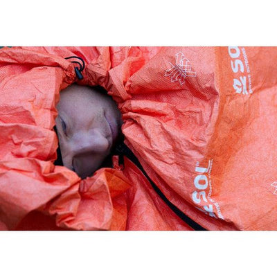 Escape Breathable Bivvy, in use 