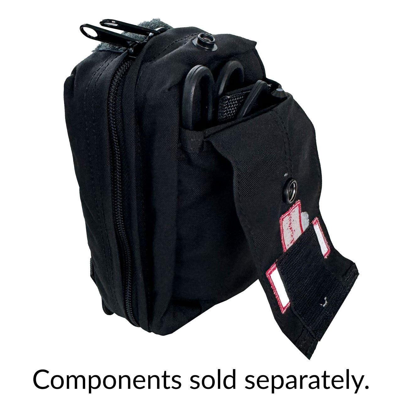 Tactical IFAK Pouch, with sample tourniquet and medical shears