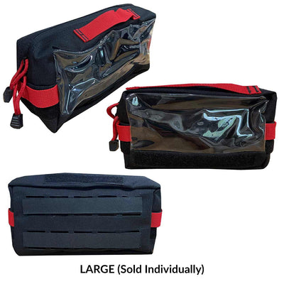 MED modules, large, black and red