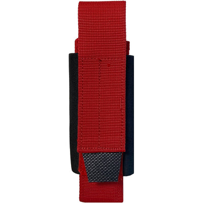Universal Tourniquet Holder in red with black tab