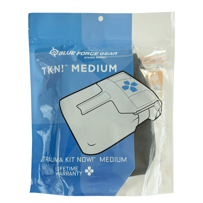 Black Trauma Kit NOW! - Medium Pouch, back of packaging