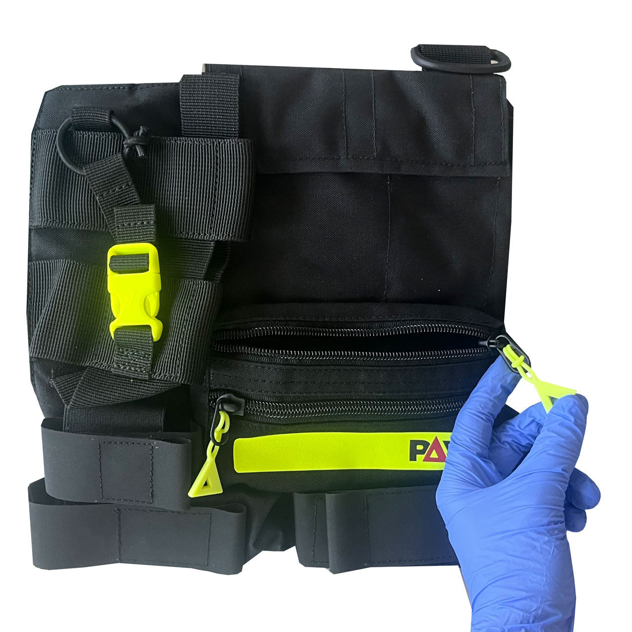 PAX Radio Harness, Front Unzipped