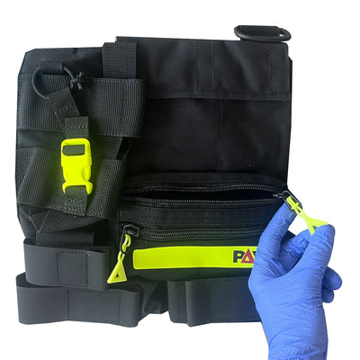 PAX Radio Harness, Front Unzipped