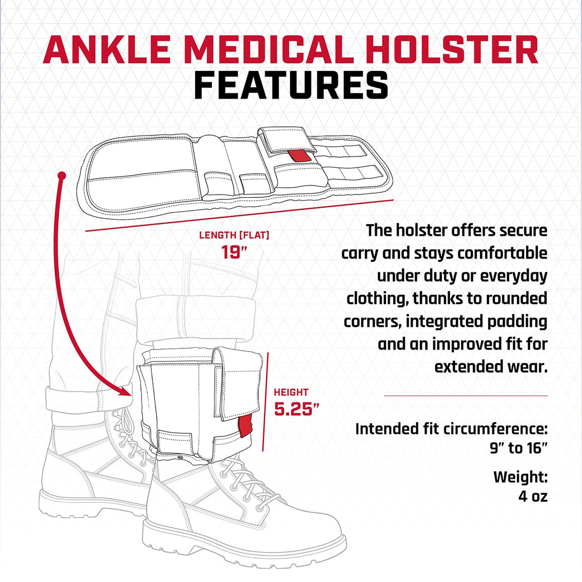 Ankle Carry Trauma Kit