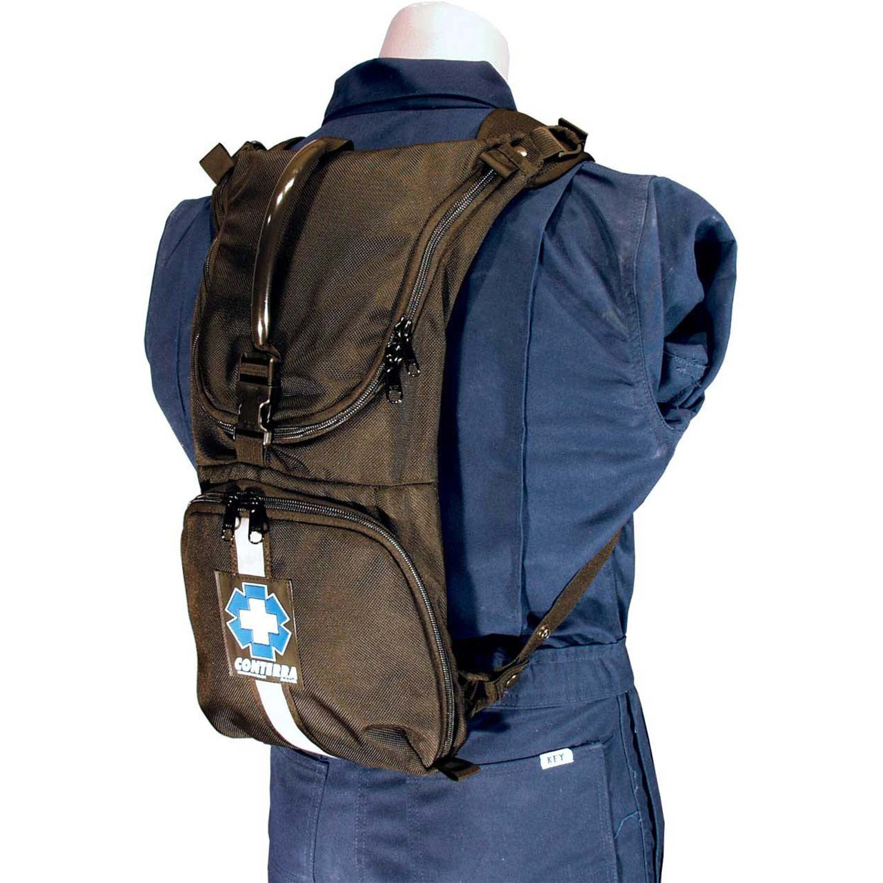 Conterra LS First Response Pack (Tactical Black), On Back