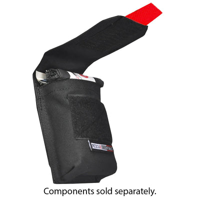 Rescue Essentials Sheath with Belt and MOLLE Option, open with components
