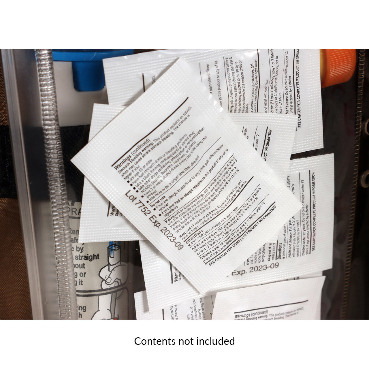 OTC Med Book inside in use