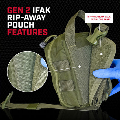 Rescue Essentials Rip-Away IFAK Pouch, Gen 2