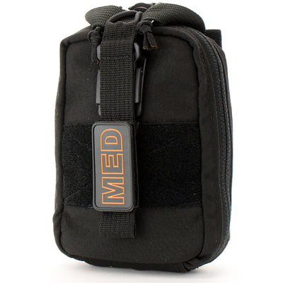  Eleven 10 ETAK Tear-Away Pouch, Black closed view.