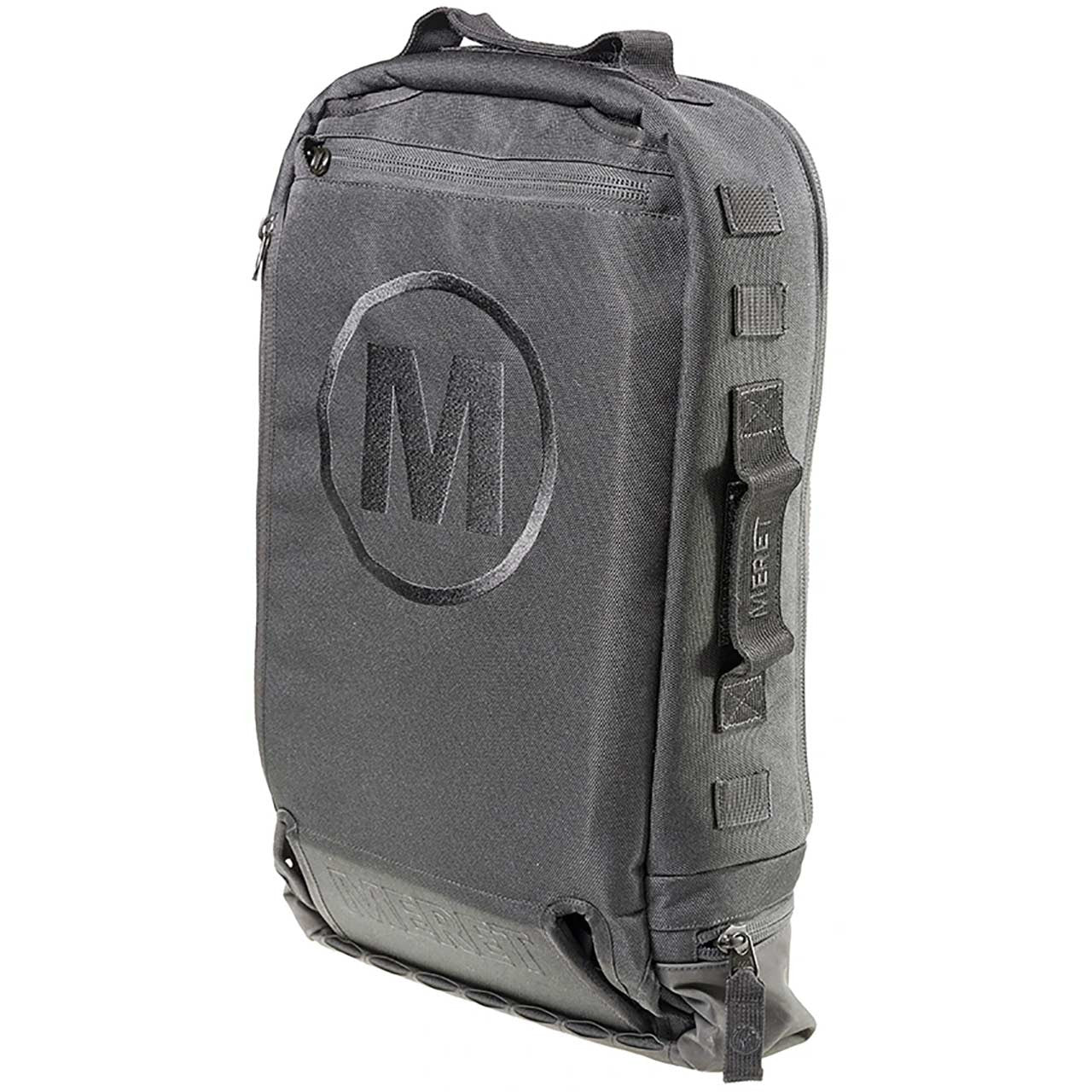 MERET Savior 7 Pro Combat Medical Pack in black, side view with straps hidden