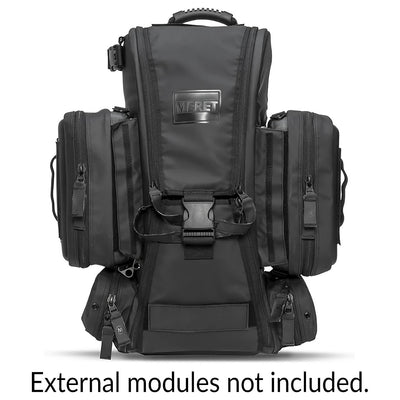 MERET Recover Pro X O2 Response Bag, Black-with modules (not included)