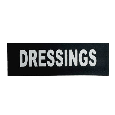 Name Tapes, Black w/ Glow, 1" x 3"