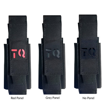 Black Universal Tourniquet Holder Gen2- Showing all panel options 