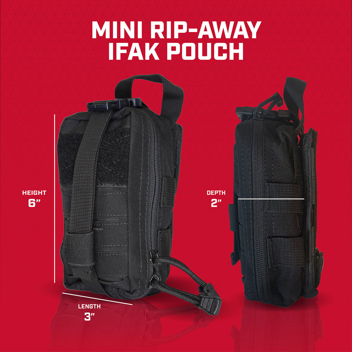 Rescue Essentials Mini Rip-Away IFAK Pouch