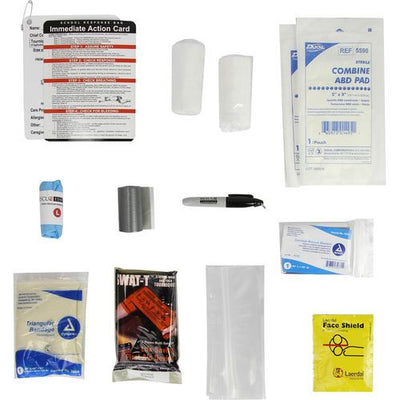 Individual Response Kit II, contents laid out