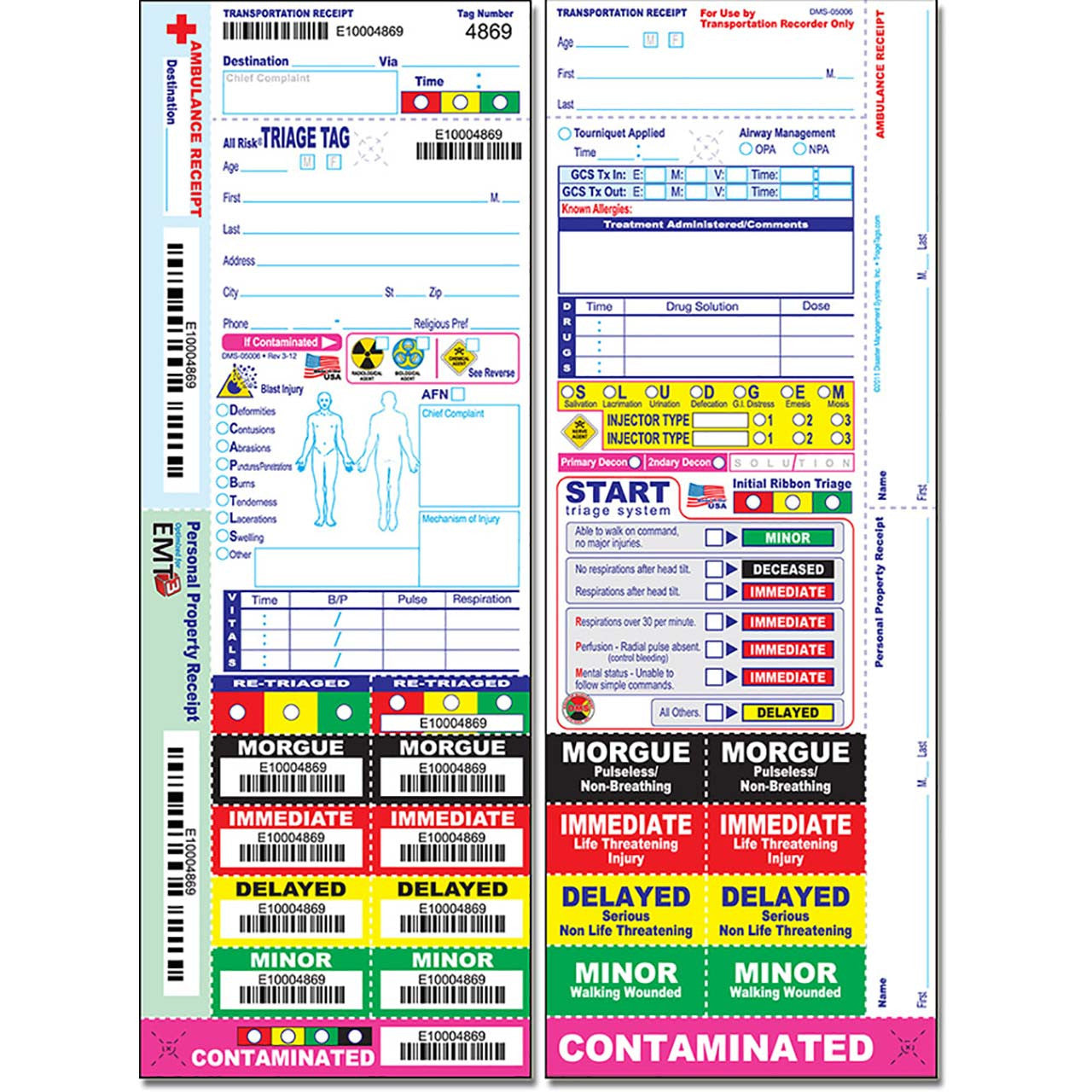 All Risk® Triage Tags 