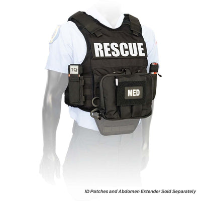 NAR Responder Ballistic PPE Vest System, Black -Front