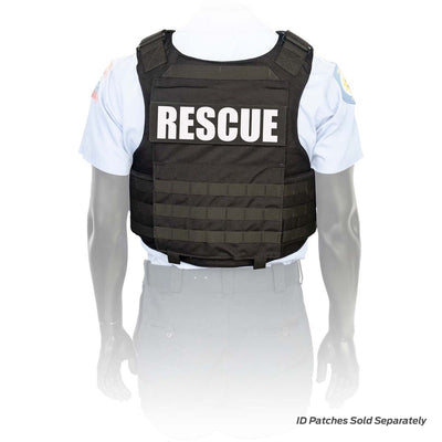 NAR Responder Ballistic PPE Vest System, Black -Back