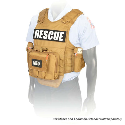 NAR Responder Ballistic PPE Vest System, Coyote -Front