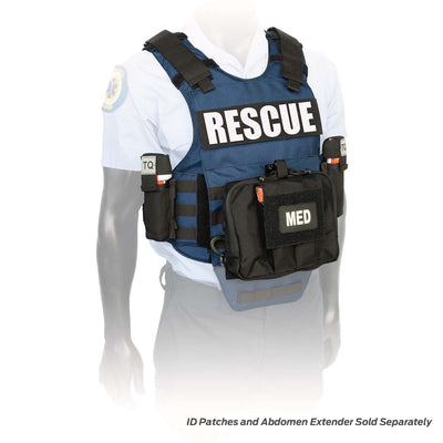 NAR Responder Ballistic PPE Vest System, Navy -Front
