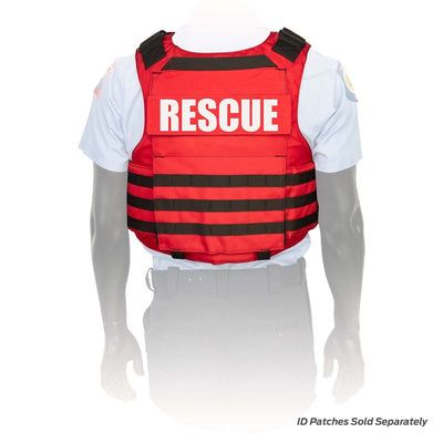 NAR Responder Ballistic PPE Vest System, Red -Back