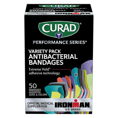 Curad Performance Series Bandages, front of box