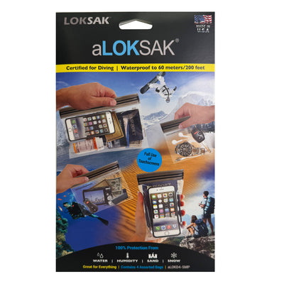 aLOKSAK® Waterproof Bags (SMALL Multi Pack)