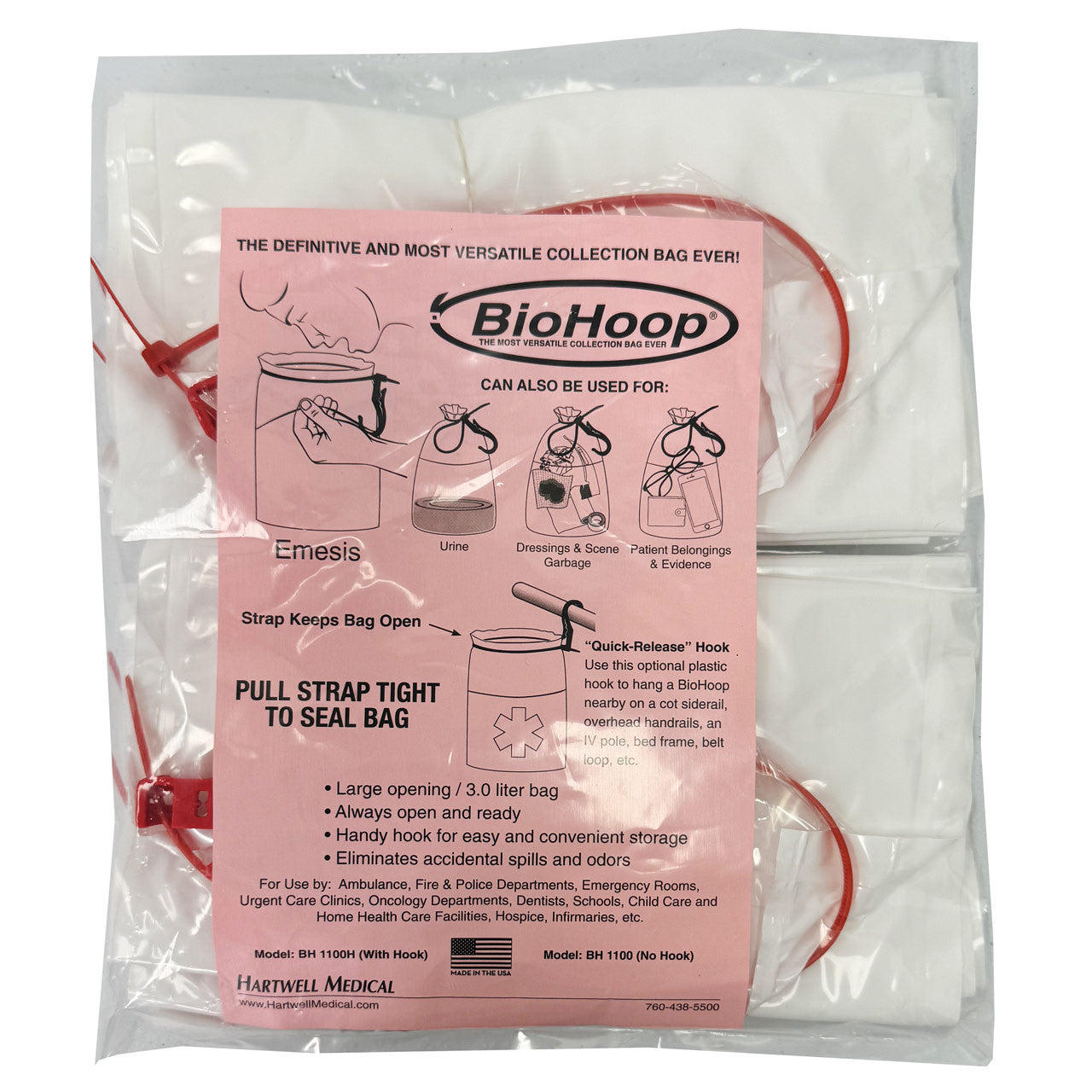 BioHoop Collection Bag, in packaging