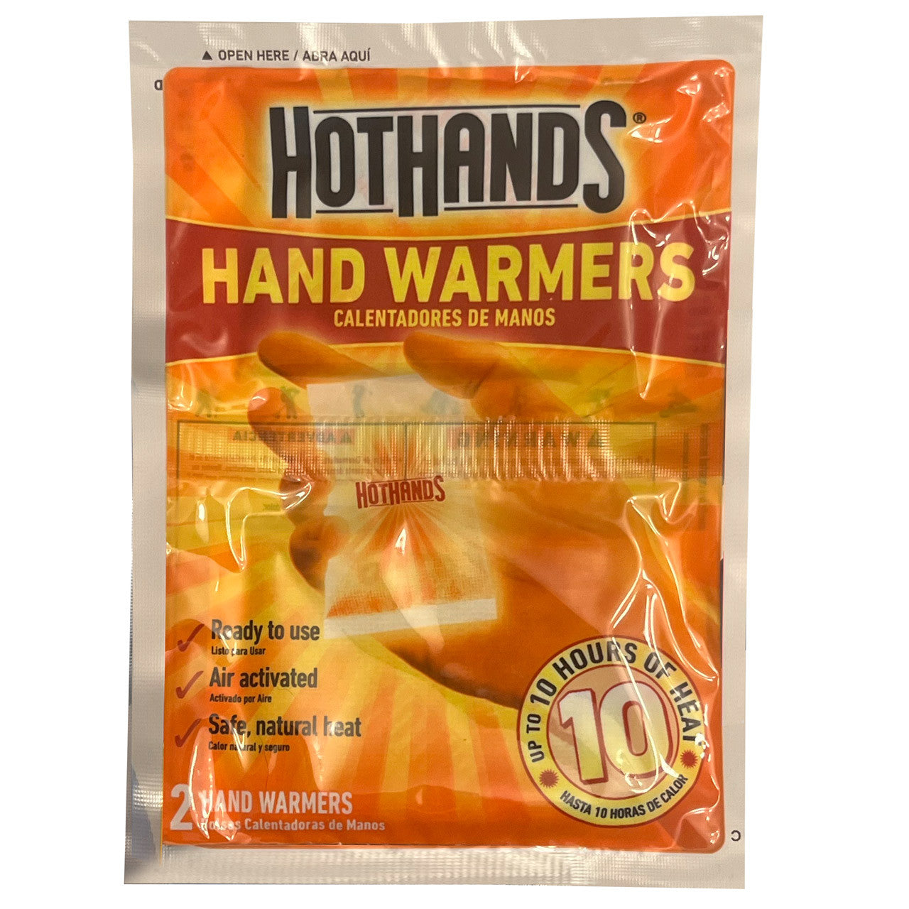 Hand Warmers, front of packaging 