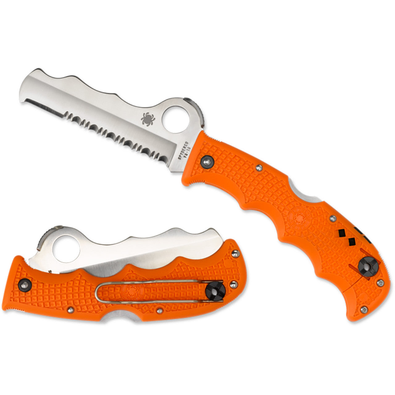 Rescue Knife, open and closed