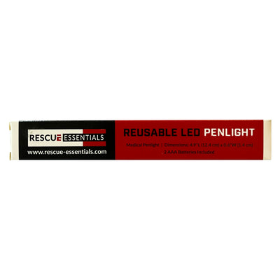 Rescue Essentials Reusable LED Penlight in packaging