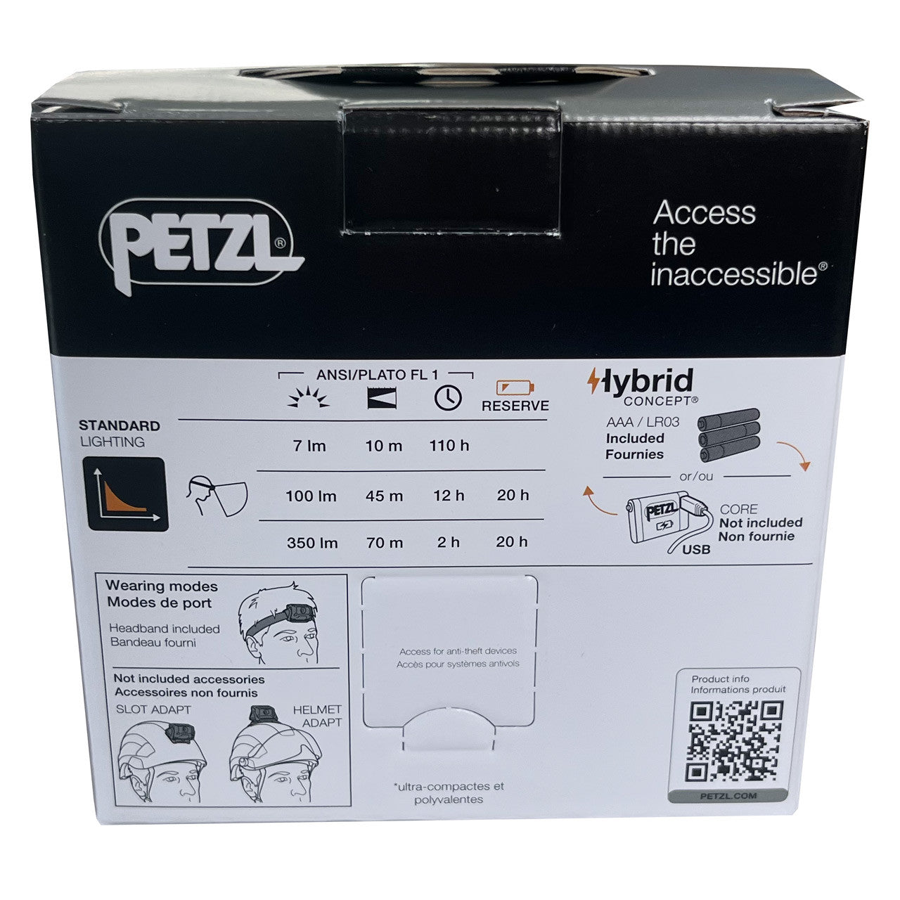 ARIA 1 RGB Headlamp, In box back