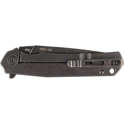 Ruike P801 everyday carry folding knife, closed position view. 