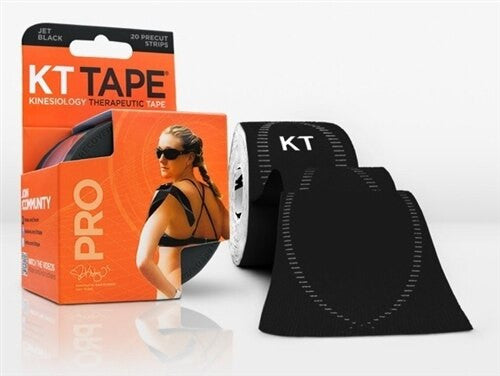 KT Tape® Pro Pre-cut Strips, black