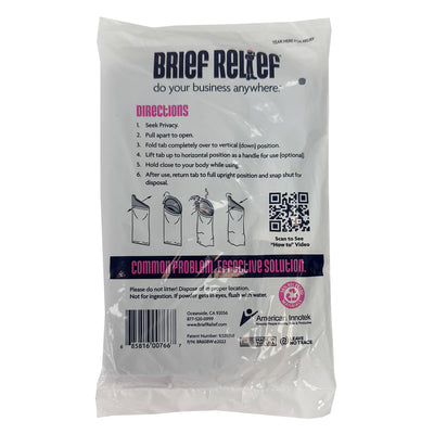 Brief Relief Liquid Waste Bag for Women