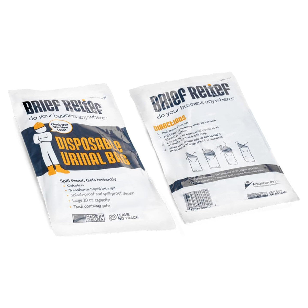 Brief Relief Liquid Waste Bag