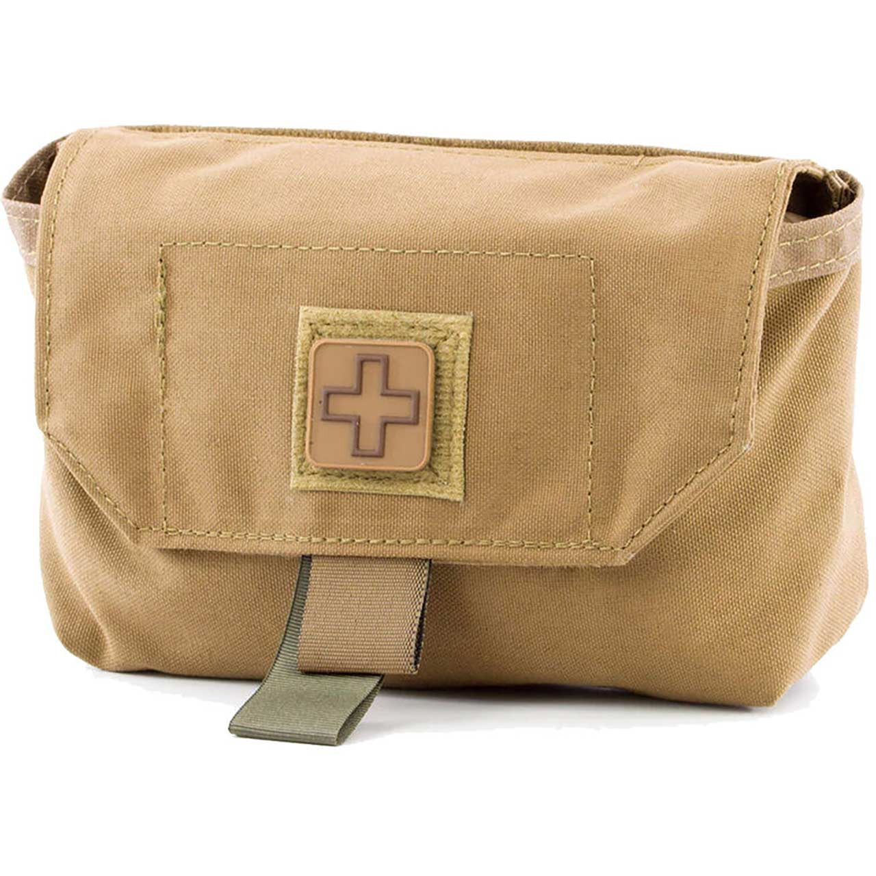  Eleven 10 CAB Med Pouch, Tan front view.