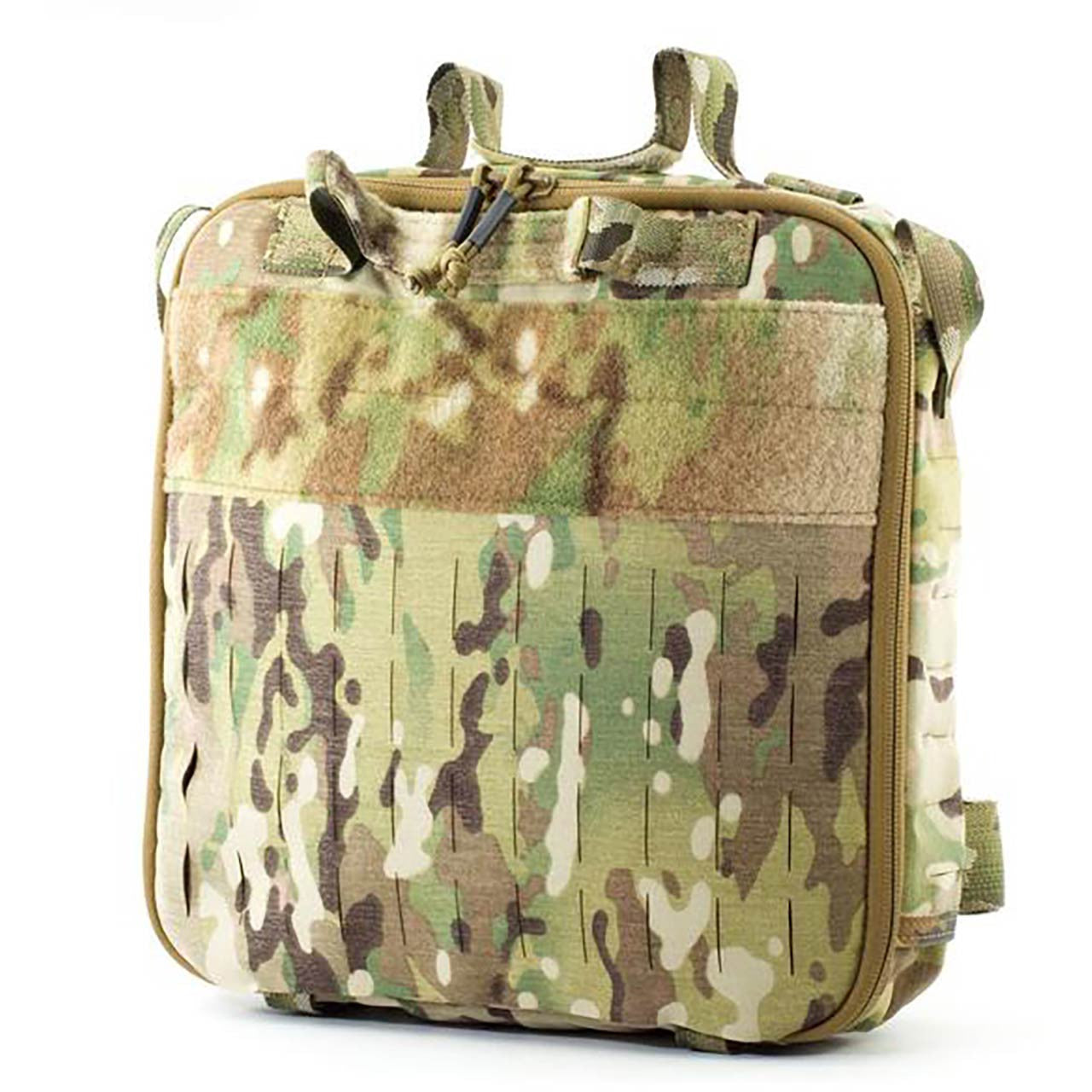 Eleven10 TEMS Entry Aid Bag, Front angle, Straps extended upward.