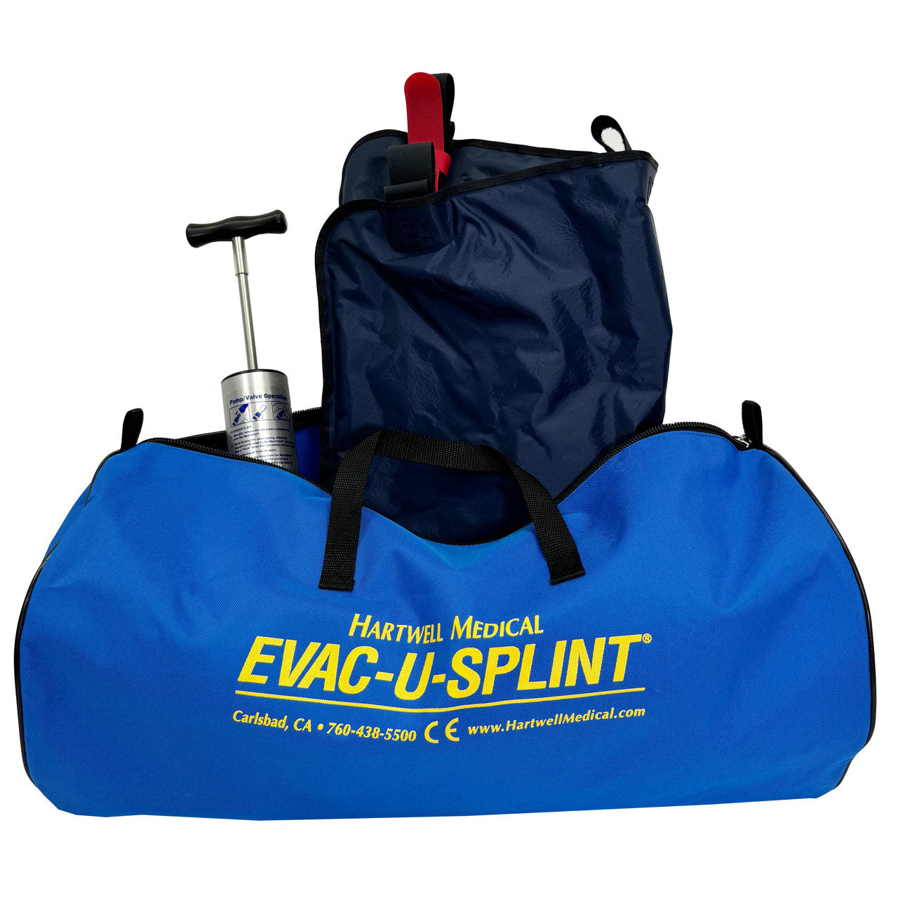 EVAC-U-SPLINT Kit with Carry Case with supplies