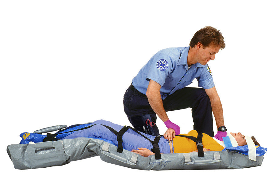 EVAC-U-SPLINT® Vacuum Mattress in use 