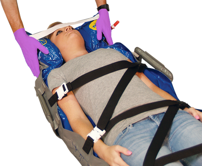 EVAC-U-SPLINT® Vacuum Mattress in use 