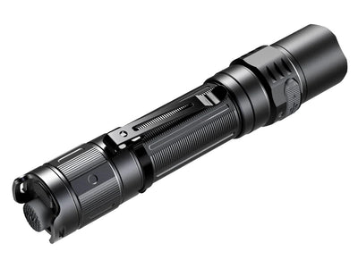 Fenix PD35R Rechargeable Tactical Flashlight, Angled view