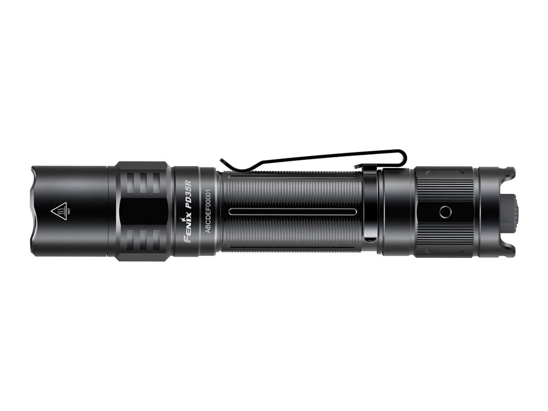 Fenix PD35R Rechargeable Tactical Flashlight, Side view