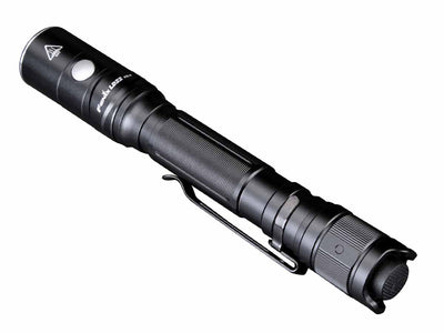 Fenix LD22 V2.0 Flashlight, Side angle view showing clip
