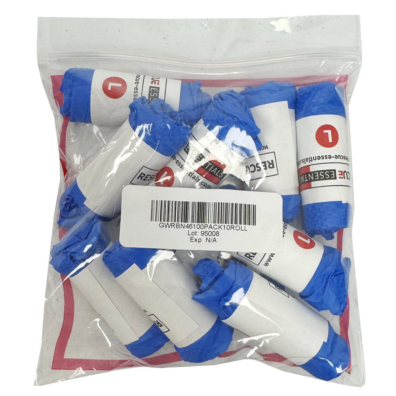 Rolled Gloveworks HD Blue Nitrile Gloves, 10 Pack